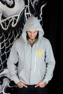 HOODZIP-CHAMP-GREY_Face-Avant_Tattoo-on-move_Hoodie-a-capuche-avec-zip-ChampagneTatouage_Tattooed-body-is-beautifful