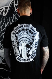 POLO-GAN-NOIR Tattoo-on-move Polo-Ganesh Tattooed-body-is-beautifful